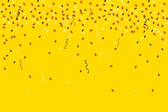 Confetti sprinkles background vector illustration 