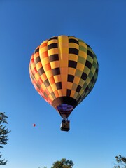 Naklejka premium Hot Air Balloon in Colorado Springs