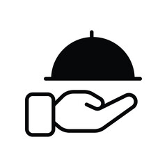 Dinner icons. Vector Design Stock illustration.