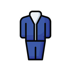 Groom Suit icons. Vector Design Stock illustration.