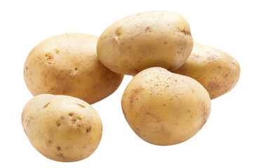 Delicious potatoes cut out