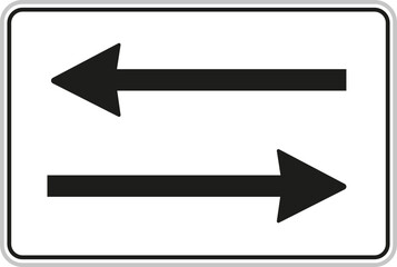 Two-way Traffic (PL-15), Traffic Sign