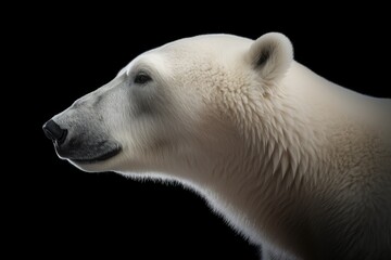 Fototapeta na wymiar Polar bear portrait. Generative AI.