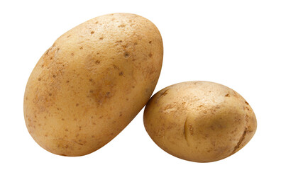 Delicious potatoes cut out