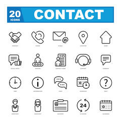 Contact Icon collection.