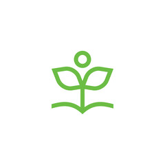 green eco friendly logo design