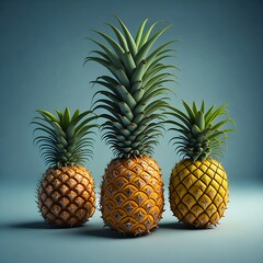 Pineapple, generated by AI
