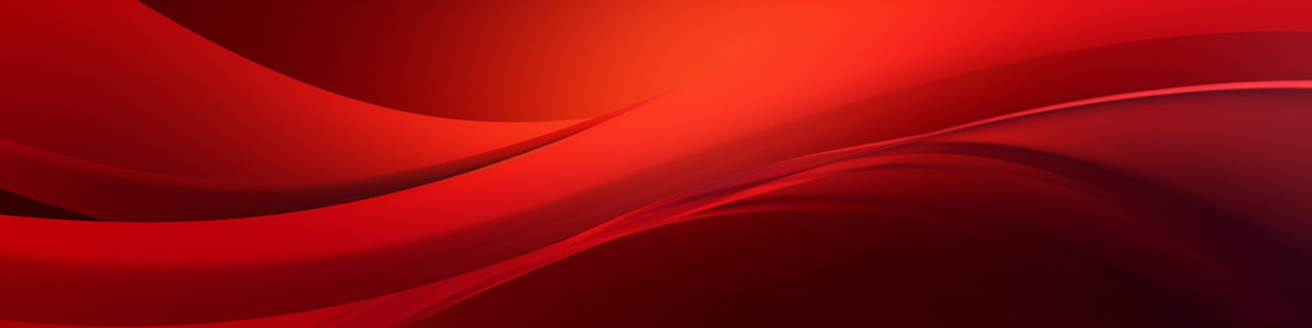 Red waves gradient background top website banner presentation banner horizontal long image