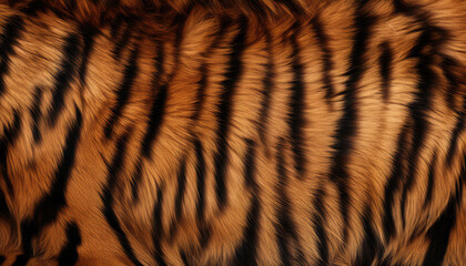 Tiger fur background by generative AI