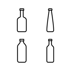 Bottle icon vector illustration. bottle sign and symbol