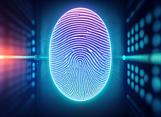 Fingerprint identification symbol