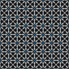 Seamless Wallpaper Backdrop Graphical Decorative Funky Digital Template Geometry Monochrome Fashion Beautiful Vintage Luxury Textile Structure Art Geometric Print Fabric Texture Background Pattern.