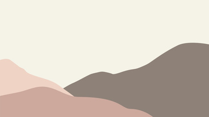 mountain landscape illustration