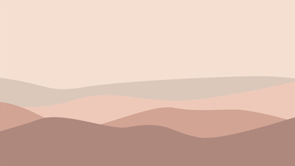 mountain landscape illustration