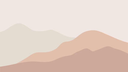 mountain landscape illustration