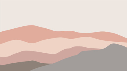 mountain landscape illustration