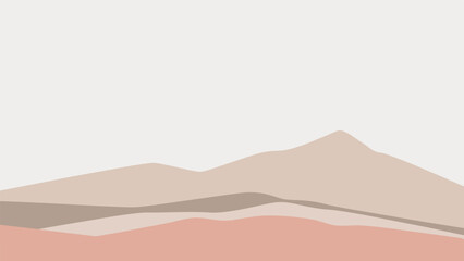 mountain landscape illustration