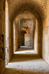 Fototapeta premium Secret passage in a old castle 