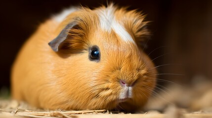 Adorable Baby American Guinea Pig