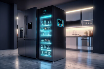 smart fridge using augmented reality, generative ai