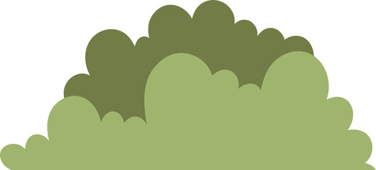 green bush decoration graphic resource