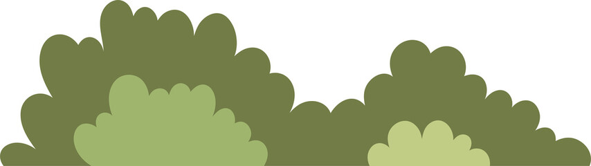 green bush decoration graphic resource