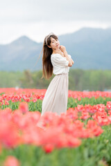 Fototapeta na wymiar 美しい日本女性