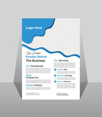 Vector Corporate business flyer template design. marketing, business proposal, promotion, advertise, publication, cover page. new digital marketing flyer set	