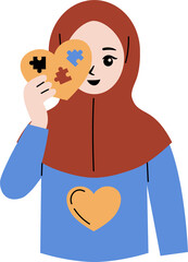 autism cartoon character illustration