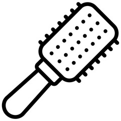 comb icon ilustration design with outline