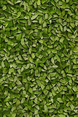 square leaves wall pattern