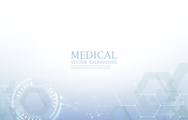 Technology medical vecot wallpaper.futuristic vector background