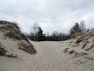 More dunes on the sea