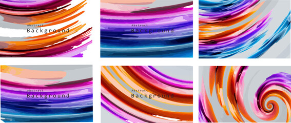 ABSTRACT COLOR BACKGROUND TEXTURE VECTOR SET