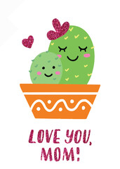 Happy Mother's Day Greeting Card. Brighten Mom's Day with a Colorful and Floral Happy Mother's Day Greeting Card: Vector Design Featuring Flowers to Celebrate Mother's Day in Style