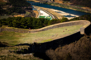 Naklejka premium View of Ondalsanseong Fortress
