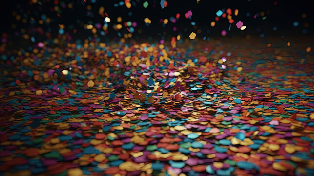 Confitty background fully color