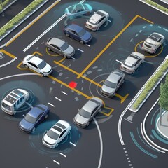 Autonomous car, data showing detection