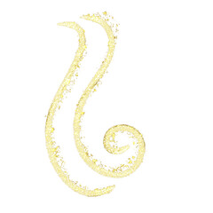 golden glitter organic shape