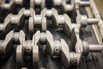 Crankshafts for automobile engines ready for installation