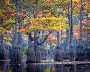 Cypress Swamp Reflections	