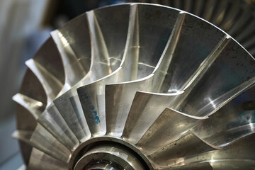 Metal automobile rotor with plates in assembling workshop