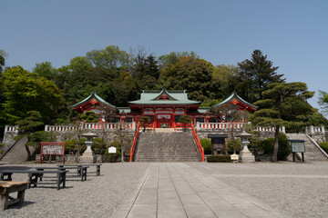 Fototapeta premium 足利織姫神社 本堂