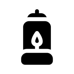 lantern glyph icon