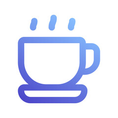 coffee gradient icon