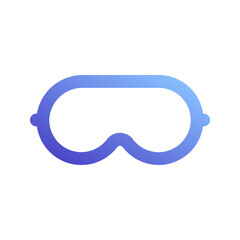 sleeping mask gradient icon