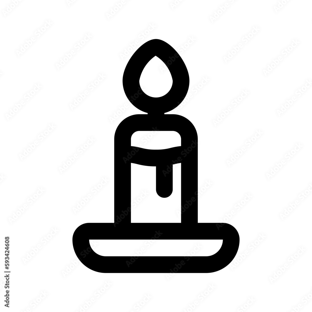 Poster candle icon