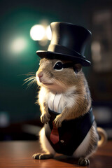  mafia chipmunk surrealism, ai