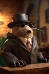 mafia mole surrealism, ai