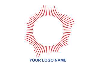 spark circle logo design template